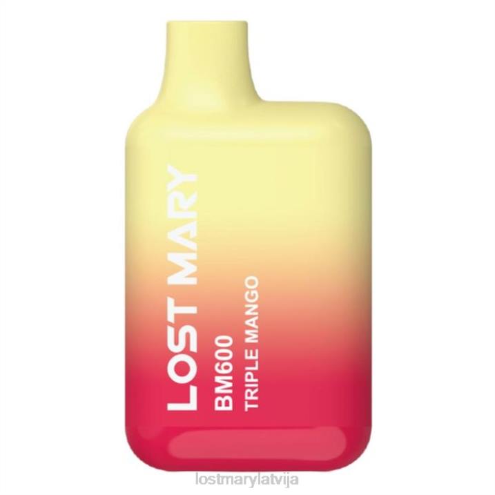 T0VH139 - Lost Mary Vape Flavors - pazaudēta Mary bm600 vienreizējās lietošanas vape trīskāršais mango